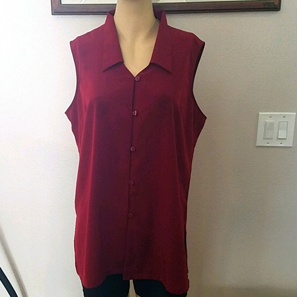 Kathie Lee size X-large sleeveless blouse